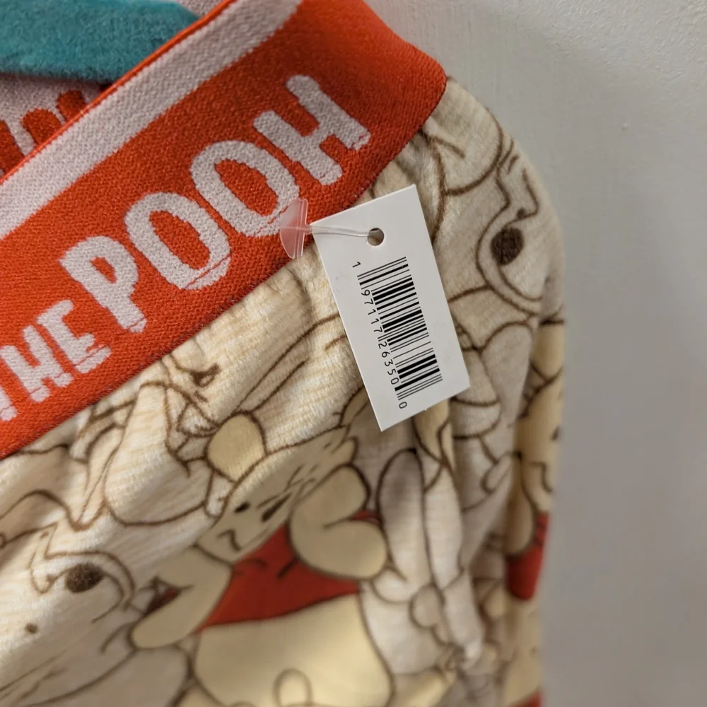 Winnie the Pooh Cream Pajama Pants In Small 4-6 NWT - Picture 4 of 7